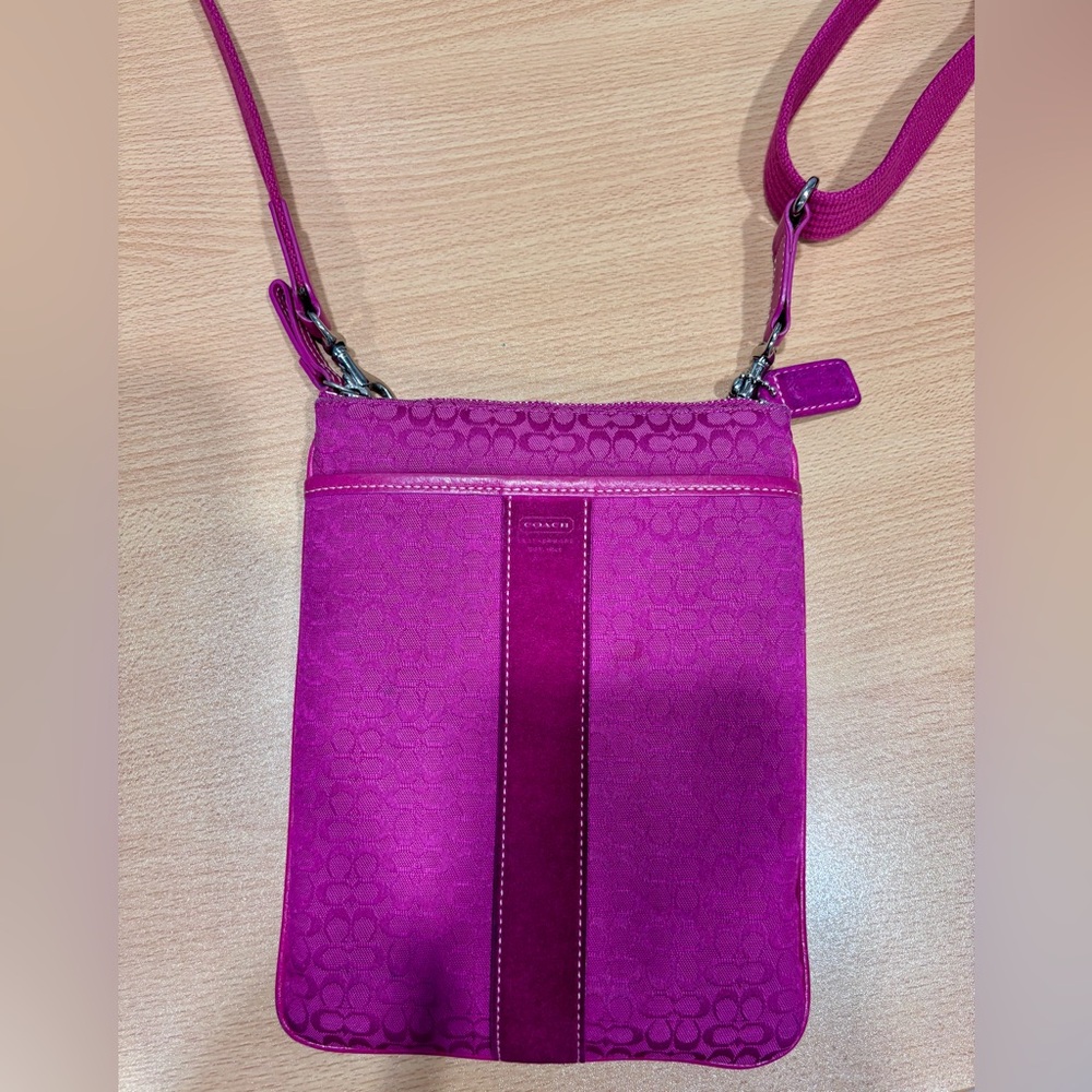 Coach Fuchsia Crossbody Bag